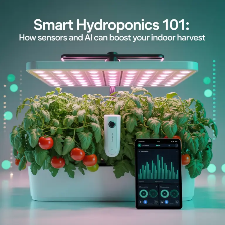 Smart Hydroponics 101: How Sensors and AI Can Boost Your Indoor Harvest