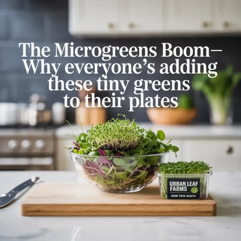 The Microgreens Boom—Why Everyone’s Adding These Tiny Greens to Their Plates