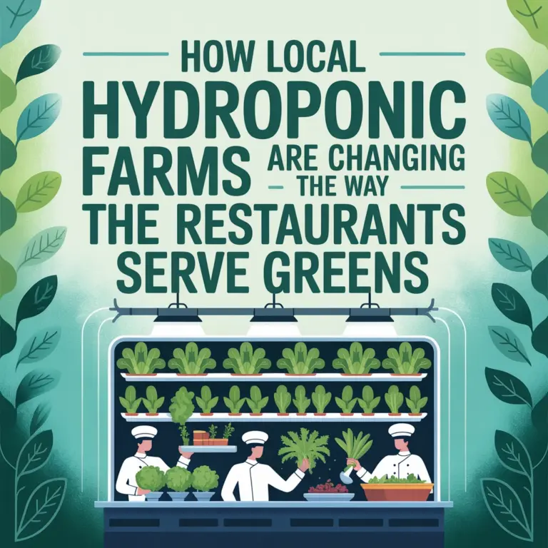 How Local Hydroponic Farms Are Changing the Way Restaurants Serve Greens