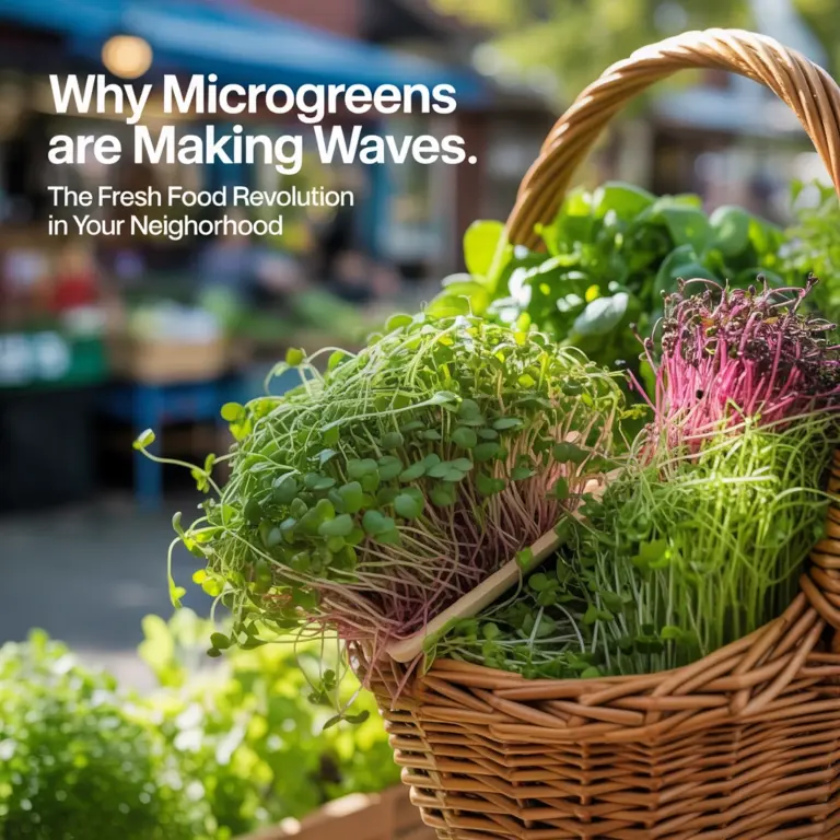 Why Microgreens Are Making Waves: The Fresh Food Revolution in Your Neighborhood