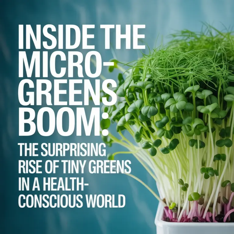 Inside the Microgreens Boom: The Surprising Rise of Tiny Greens in a Health-Conscious World
