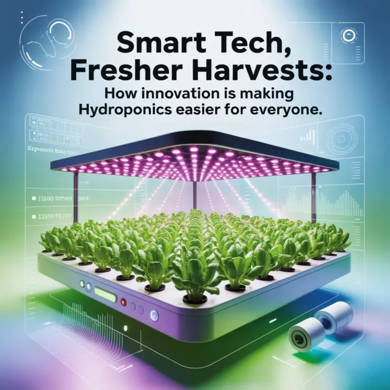 Smart Tech, Fresher Harvests: How Innovation Is Making Hydroponics Easier for Everyone