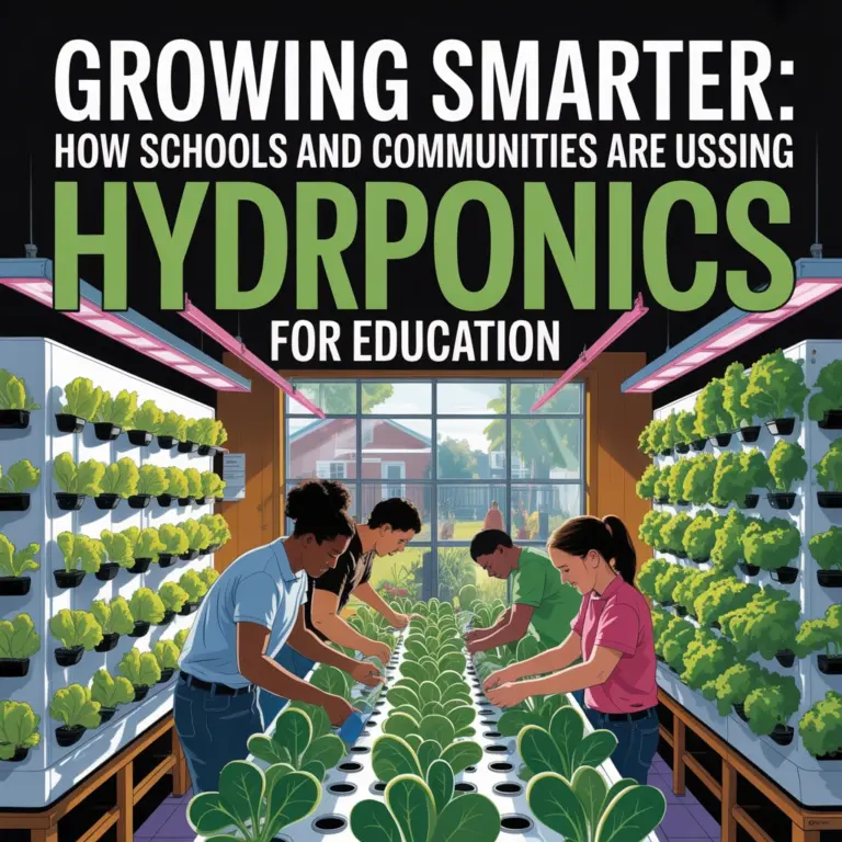 Growing Smarter: How Schools and Communities Are Using Hydroponics for Education