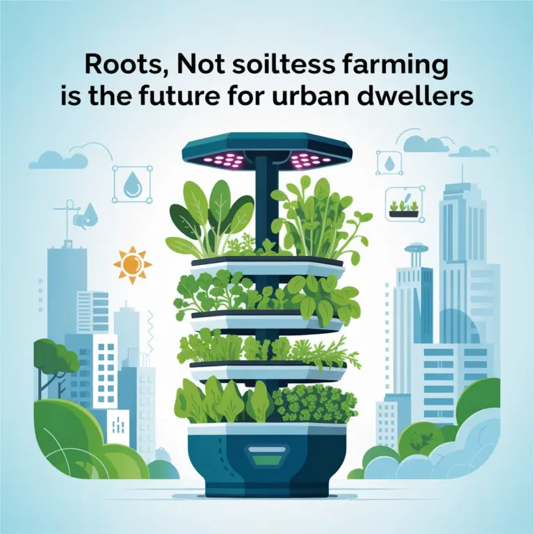 Roots, Not Dirt: Why Soilless Farming Is the Future for Urban Dwellers